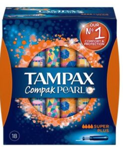 Tampax Compak Pearl Super Plus - (18 Pack)