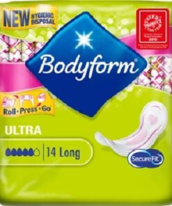 Bodyform Sanitary Towels Without Wings Ultra Long Pack of 14
