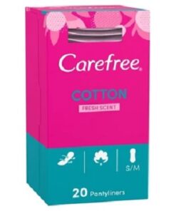 Carefree Normal Pantyliners Cotton Fresh Scent Pack of 20