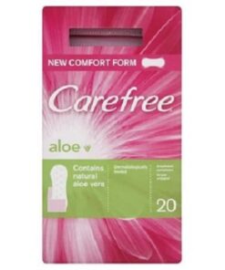 Carefree Panty Liners Breathable Aloe Pack of 20