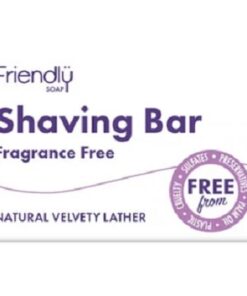 Friendly Soap Shaving Bar Fragrance Free 95g Pack