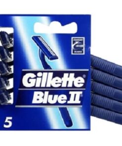 Gillette Blue II Fixed Razors Pack of 5 Nos.