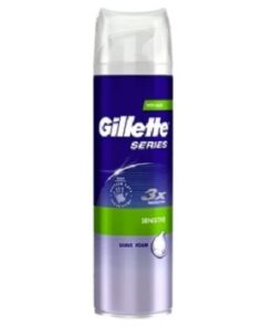Gillette Series Shaving Foam Sensitive Skin 250ml Pack