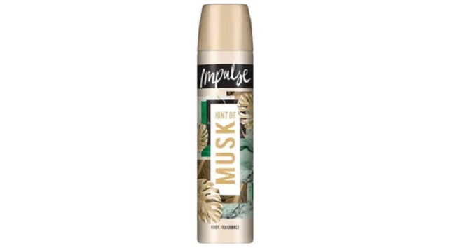 Impulse Body Spray Musk 75ml Pack