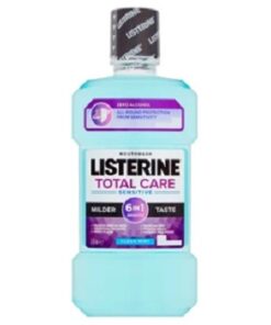 Listerine Total Care Sensitive Clean Mint Mouthwash 500ml Pack