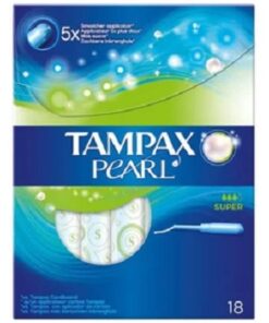 Tampax Pearl Super Tampons Pack of 18