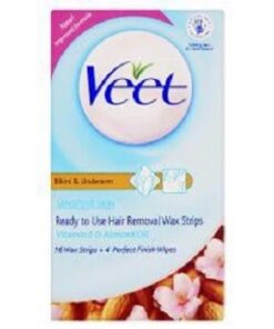 Veet Ready-to-use Underarm & Bikini Wax Strips Pack of 16