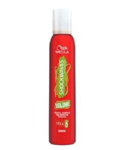 Wella Shockwaves Volume Mousse 200ml Pack