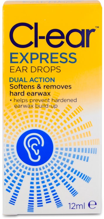 CL Ear Drops Express Dual Action 12ml