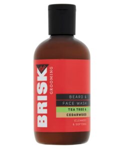 Brisk Beard Shampoo Tea Tree Cedarwood (150ml)