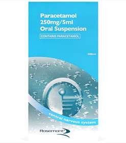 Paracetamol 250mg/5ml oral suspension 500ml