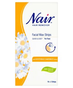 Nair Facial Wax Strips 12 Strips