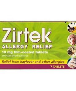 Zirtex Allergy Relief 10mg 7 Tablets