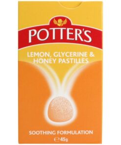 Potter's Lemon , Glycerine & Honey Pastilles 45g