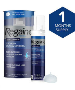 Regaine For Men Extra Strength Foam 5% (73mls) 1 month supply