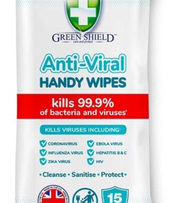 Green Shield Anti-Viral Handy wipes 15